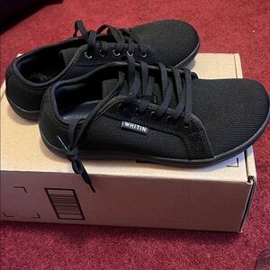 Whitin Canvas Barefoot wide toe box Sneakers UK size 40 w 81